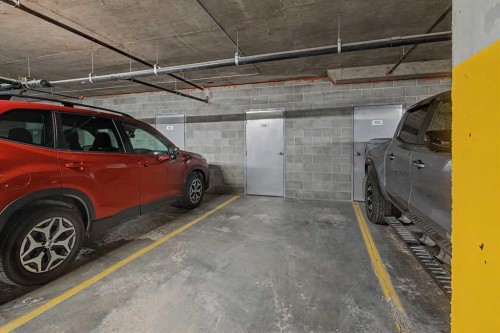 205-15 Everstone Drive Sw, Calgary, AB - Indoor Photo Showing Garage