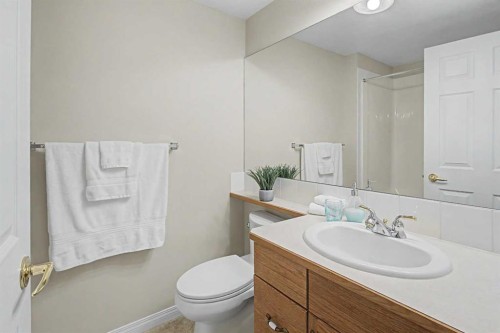 205-15 Everstone Drive Sw, Calgary, AB - Indoor Photo Showing Bathroom