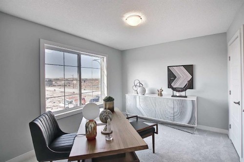 16 Topaz Place, Cochrane, AB - Indoor Photo Showing Office