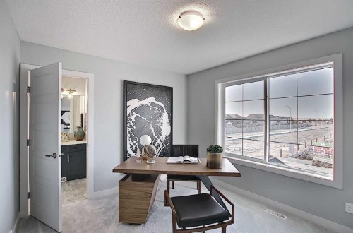 16 Topaz Place, Cochrane, AB - Indoor Photo Showing Office
