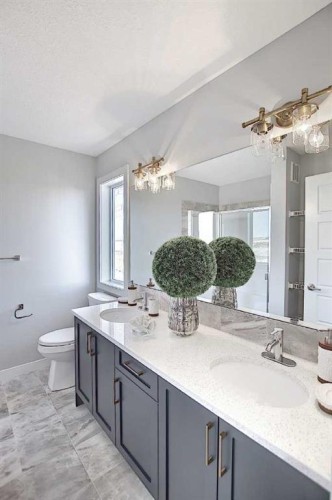 16 Topaz Place, Cochrane, AB - Indoor Photo Showing Bathroom