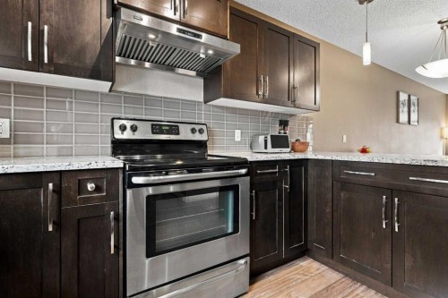 231 Covecreek Circle Ne, Calgary, AB - Indoor Photo Showing Kitchen With Upgraded Kitchen