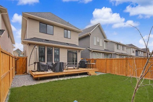 67 Copperhead Grove Se, Calgary, AB - Outdoor With Deck Patio Veranda