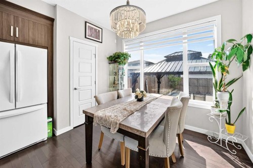 98 Saddlelake Terrace, Calgary, AB - Indoor Photo Showing Dining Room