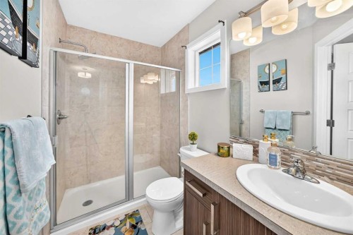 98 Saddlelake Terrace, Calgary, AB - Indoor Photo Showing Bathroom