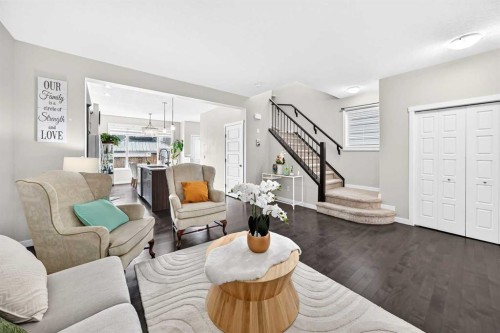 98 Saddlelake Terrace, Calgary, AB - Indoor Photo Showing Living Room