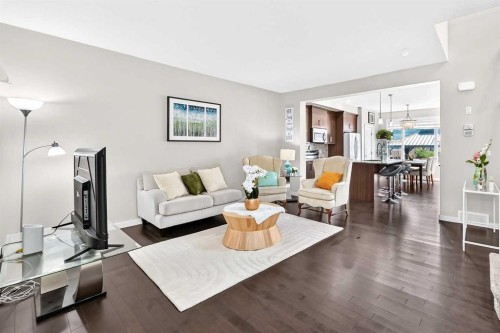 98 Saddlelake Terrace, Calgary, AB - Indoor Photo Showing Living Room