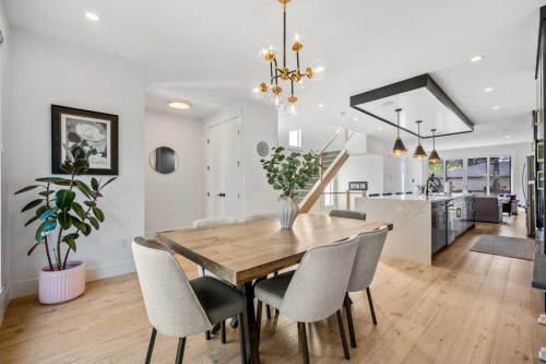 2213 25 Avenue Nw, Calgary, AB - Indoor Photo Showing Dining Room