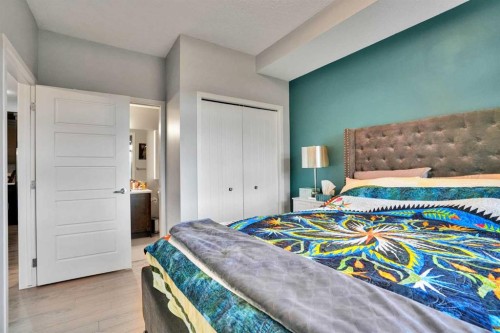 105-6603 New Brighton Avenue Se, Calgary, AB - Indoor Photo Showing Bedroom