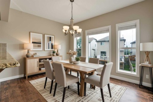 92 Everglen Close Sw, Calgary, AB - Indoor Photo Showing Dining Room