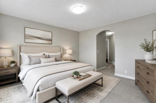 92 Everglen Close Sw, Calgary, AB - Indoor Photo Showing Bedroom