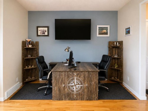 12 Fireside Bend, Cochrane, AB - Indoor Photo Showing Office