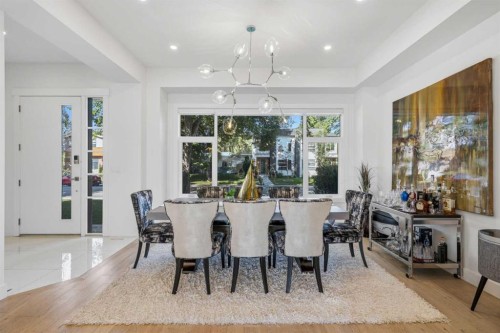 3308 2 Street Nw, Calgary, AB - Indoor Photo Showing Dining Room
