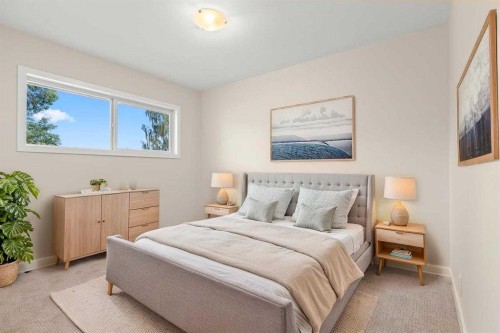 2007 Cottonwood Crescent Se, Calgary, AB - Indoor Photo Showing Bedroom
