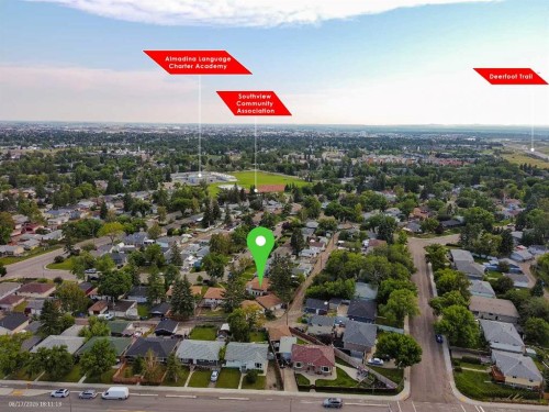 2007 Cottonwood Crescent Se, Calgary, AB - Outdoor With View
