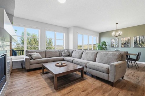 129 Wolf Hollow Villas Se, Calgary, AB - Indoor Photo Showing Living Room