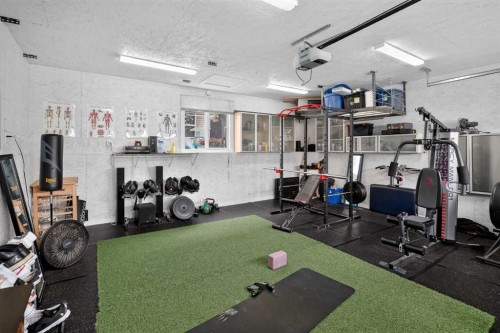 268 Rainbow Falls Green, Chestermere, AB - Indoor Photo Showing Garage