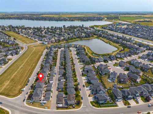 268 Rainbow Falls Green, Chestermere, AB - Outdoor With Body Of Water With View