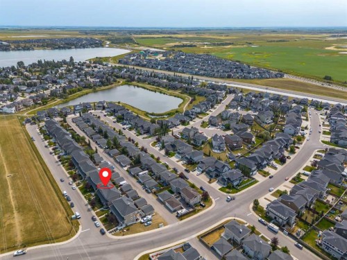 268 Rainbow Falls Green, Chestermere, AB - Outdoor With Body Of Water With View