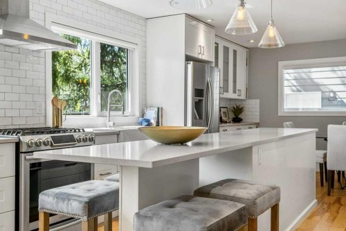 10411 Maplemont Road Se, Calgary, AB - Indoor Photo Showing Kitchen With Upgraded Kitchen