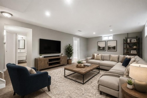 10411 Maplemont Road Se, Calgary, AB - Indoor Photo Showing Living Room