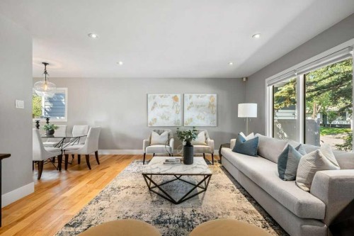 10411 Maplemont Road Se, Calgary, AB - Indoor Photo Showing Living Room