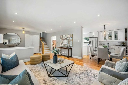 10411 Maplemont Road Se, Calgary, AB - Indoor Photo Showing Living Room