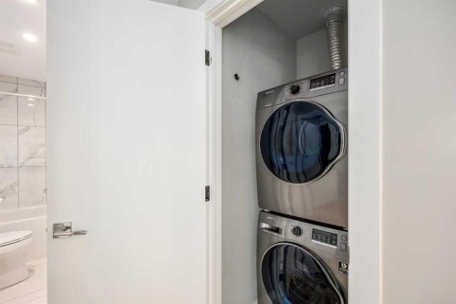 203-383 Smith Street Nw, Calgary, AB - Indoor Photo Showing Laundry Room