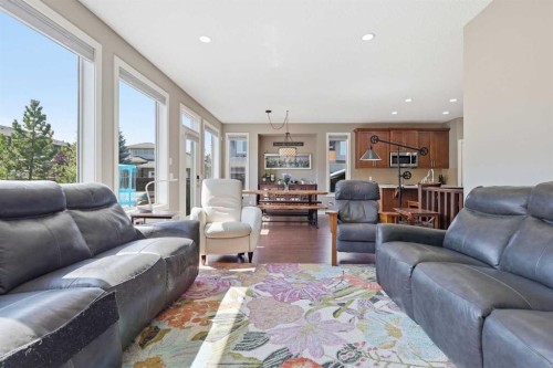 125 Walden Rise Se, Calgary, AB - Indoor Photo Showing Living Room
