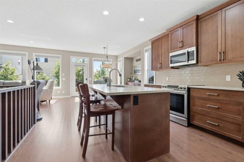 125 Walden Rise Se, Calgary, AB - Indoor Photo Showing Kitchen With Upgraded Kitchen