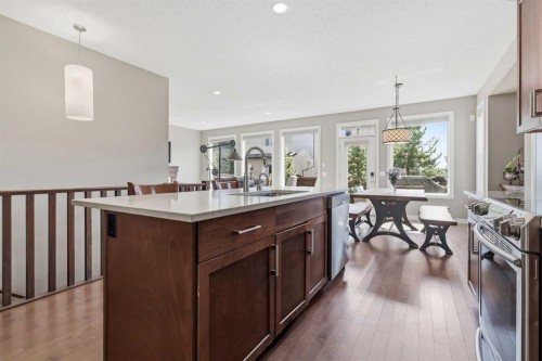 125 Walden Rise Se, Calgary, AB - Indoor Photo Showing Kitchen With Upgraded Kitchen