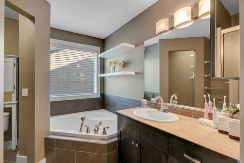 242 Valley Woods Place Nw, Calgary, AB - Indoor Photo Showing Bathroom