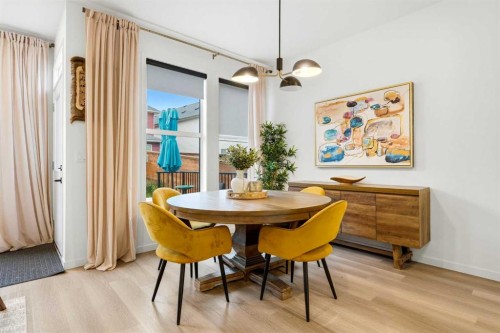49 Copperhead Road Se, Calgary, AB - Indoor Photo Showing Dining Room