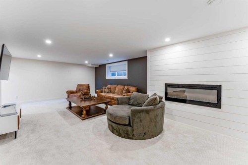 651 Willingdon Boulevard Se, Calgary, AB - Indoor With Fireplace