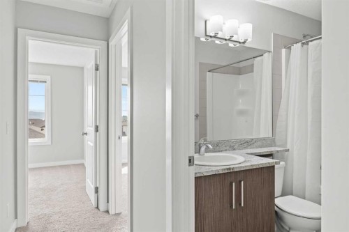 304 Jumping Pound Common, Cochrane, AB - Indoor Photo Showing Bathroom