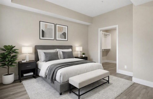 2146-2330 Fish Creek Boulevard Sw, Calgary, AB - Indoor Photo Showing Bedroom