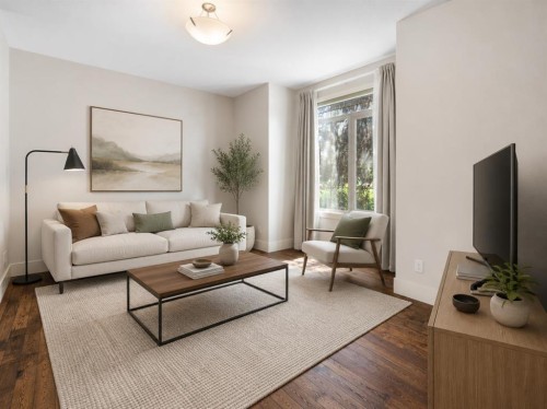 448 25 Avenue Nw, Calgary, AB - Indoor Photo Showing Living Room