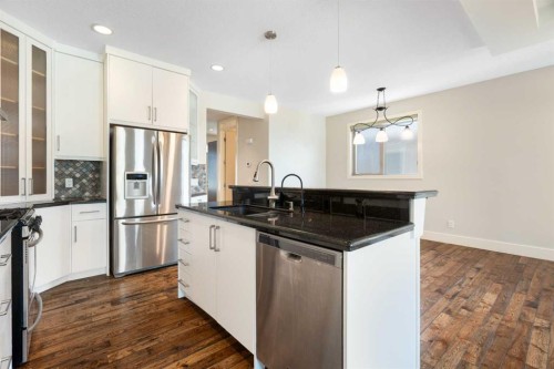 448 25 Avenue Nw, Calgary, AB - Indoor Photo Showing Kitchen With Upgraded Kitchen