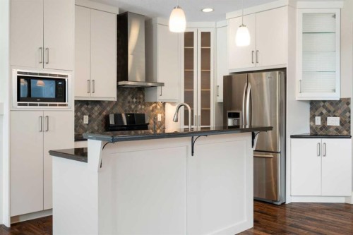 448 25 Avenue Nw, Calgary, AB - Indoor Photo Showing Kitchen With Upgraded Kitchen