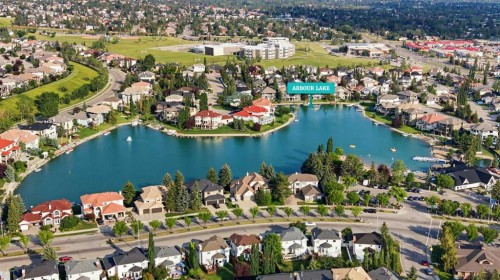 72 Arbour Crest Road Nw, Calgary, AB - Outdoor With Body Of Water With View