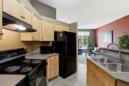 140 Promenade Way Se, Calgary, AB - Indoor Photo Showing Kitchen With Double Sink