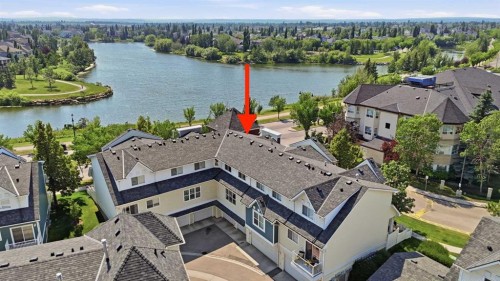 140 Promenade Way Se, Calgary, AB - Outdoor With Body Of Water With View