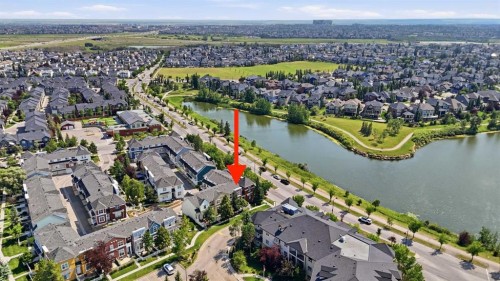 140 Promenade Way Se, Calgary, AB - Outdoor With Body Of Water With View