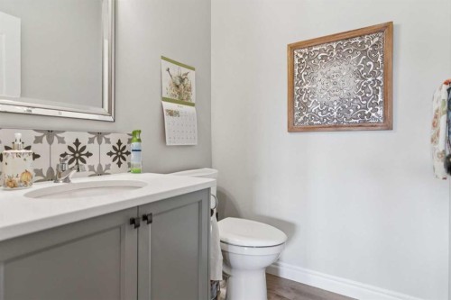 14 Riviera View, Cochrane, AB - Indoor Photo Showing Bathroom