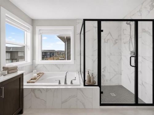 137 Creekside Way Sw, Calgary, AB - Indoor Photo Showing Bathroom