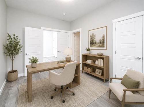 137 Creekside Way Sw, Calgary, AB - Indoor Photo Showing Office