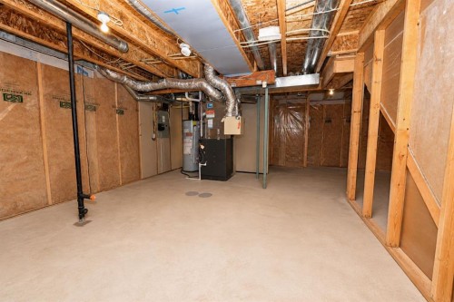 146 Skyview Point Crescent Ne, Calgary, AB - Indoor Photo Showing Basement