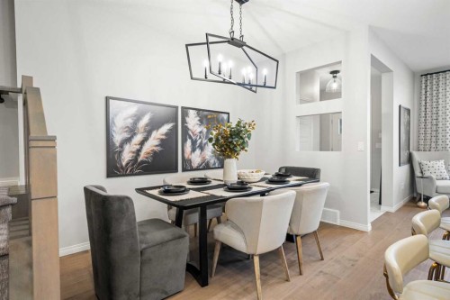 541 Bridgeport Street, Chestermere, AB - Indoor Photo Showing Dining Room