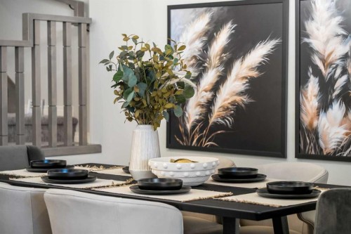 541 Bridgeport Street, Chestermere, AB - Indoor Photo Showing Dining Room