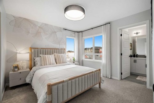 541 Bridgeport Street, Chestermere, AB - Indoor Photo Showing Bedroom